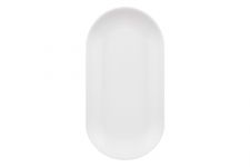 Блюдо овальне Ardesto Lucca, 25х13 см, White, кераміка