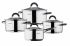 Набір посуду Ardesto Gemini Salerno, 8 пред., нержавіюча сталь