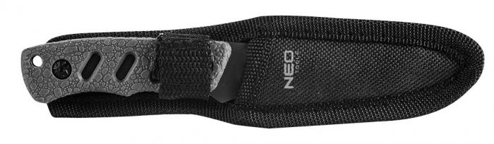 Ніж тактичний NEO "Bushcraft", 16.5см, лезо 9.4см, 3Cr13, ручка TPR, нейлоновий чохол