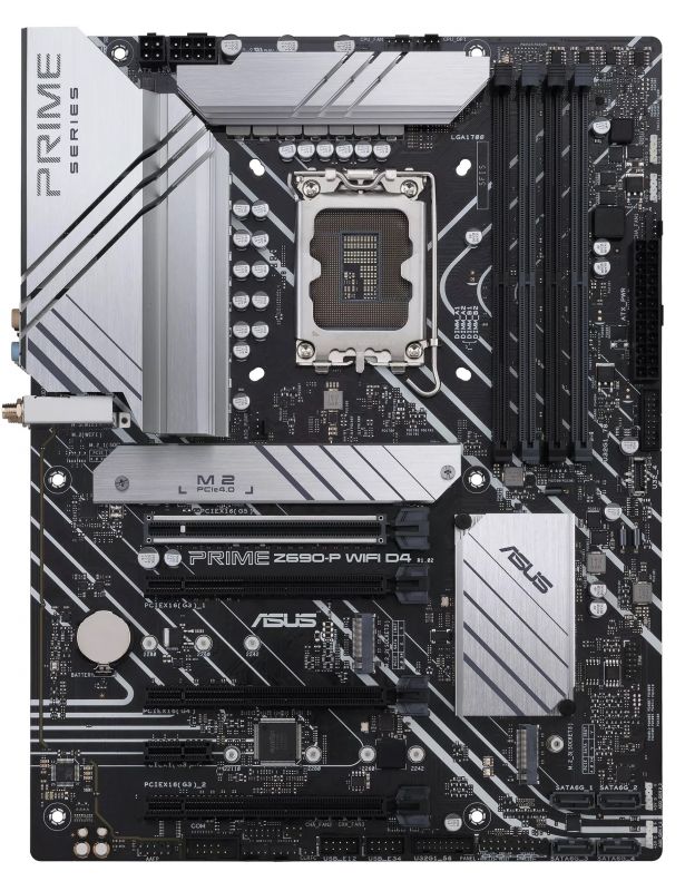 Материнcька плата ASUS PRIME Z690-P WIFI D4 s1700 Z690 4xDDR4 M.2 HDMI-DP Wi-Fi BT ATX