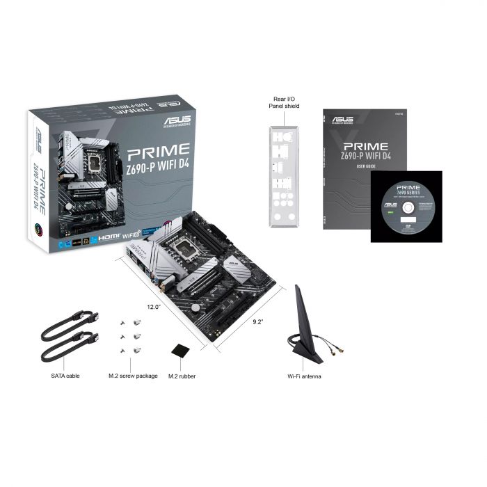 Материнcька плата ASUS PRIME Z690-P WIFI D4 s1700 Z690 4xDDR4 M.2 HDMI-DP Wi-Fi BT ATX