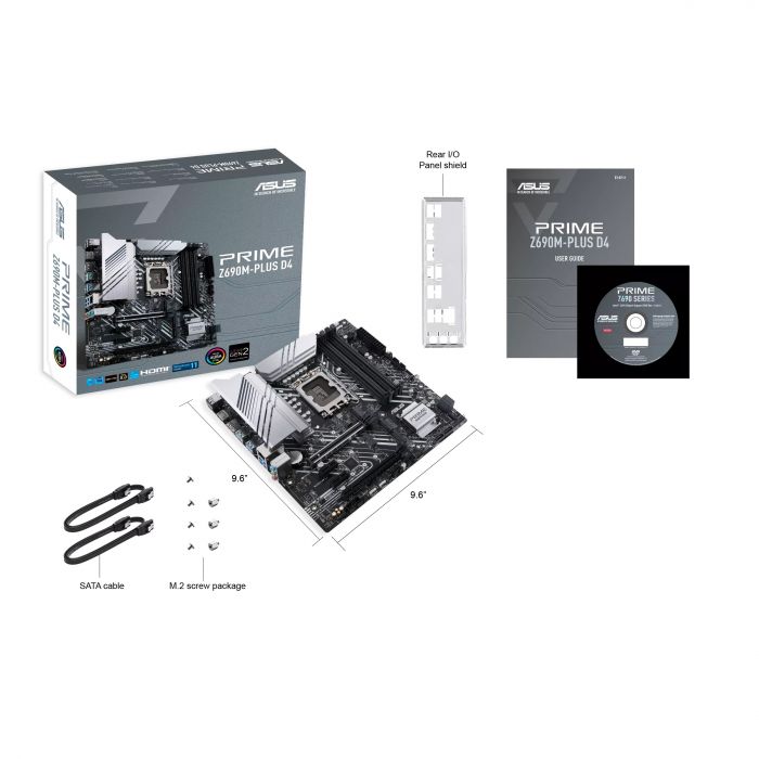 Материнcька плата ASUS PRIME Z690M-PLUS D4 s1700 Z690 4xDDR4 M.2 HDMI-DP mATX