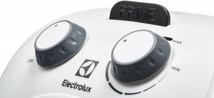 Тепловентилятор Electrolux 20м2, 1500Вт, мех. упр-ння, спіральний нагрів. елемент, IP20,  білий/cірий