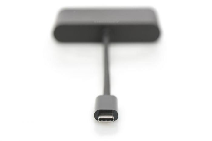 Адаптер DIGITUS USB-C - HDMA, 2xUSB