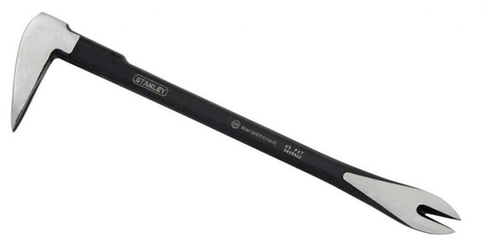 Цвяходер Stanley "Precision Claw Bar", кована конструкція, високовуглецева сталь, 250 мм