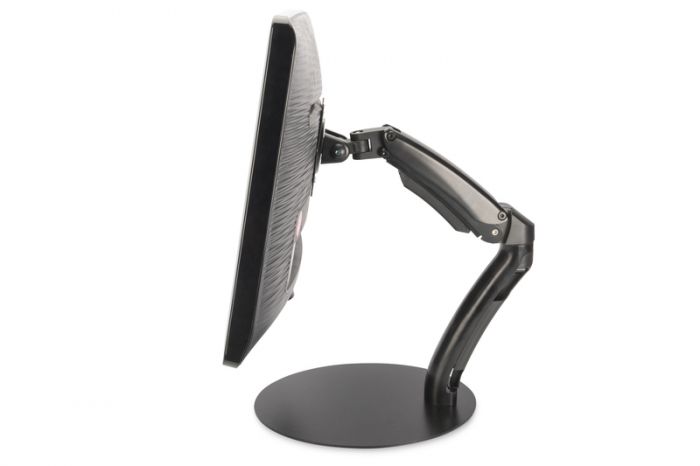 Кріплення DIGITUS Monitor Stand gas spring, 17-27", з нахилом, поворотом