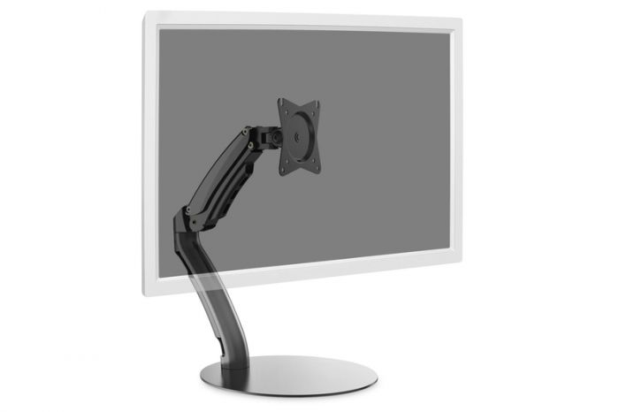 Кріплення DIGITUS Monitor Stand gas spring, 17-27", з нахилом, поворотом