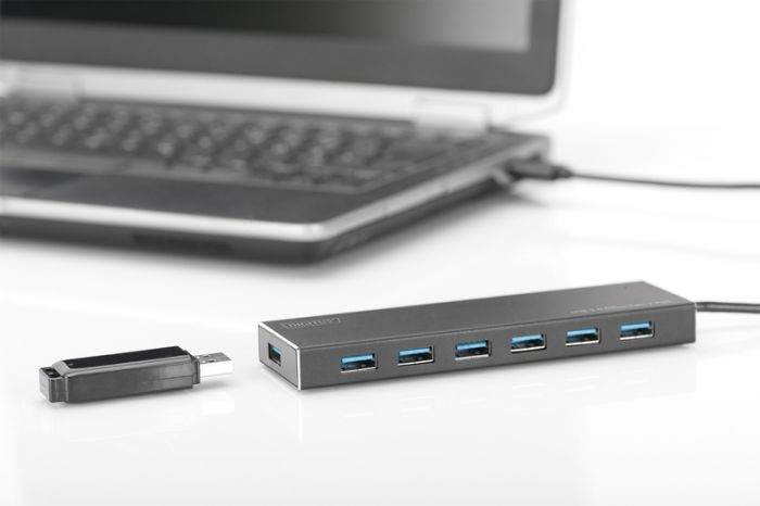 Концентратор DIGITUS USB 3.0 Hub, 7 Port