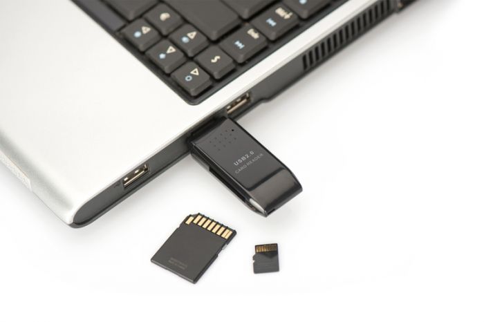Кардрідер DIGITUS USB 2.0 SD/MicroSD