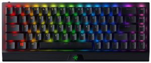 Клавіатура ігрова Razer BlackWidow V3 Mini HyperSpeed Yellow Switch WL/BT/USB RU RGB, Black