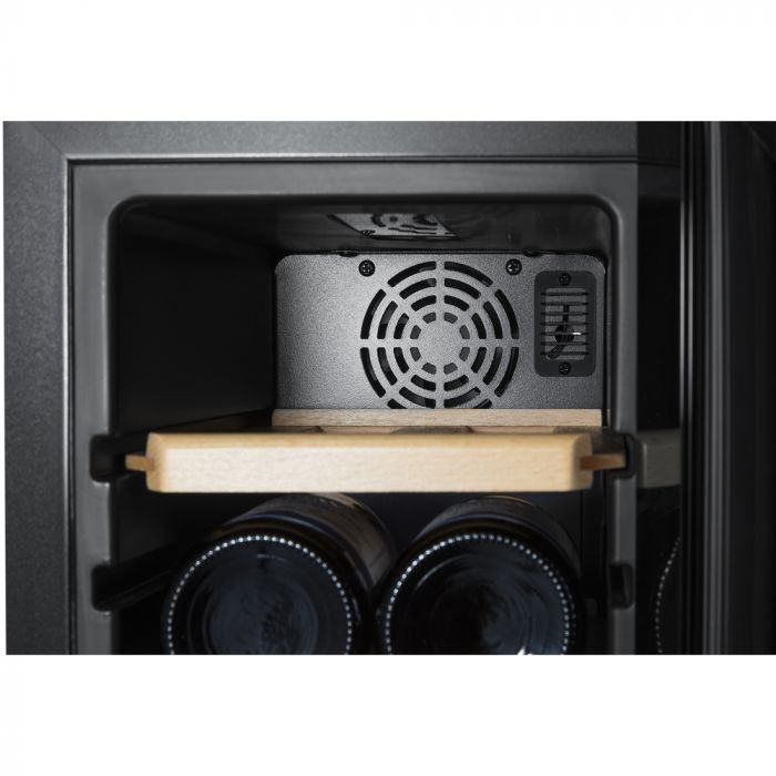 Винна шафа Philco PW12KF 32 л./12 бут./температур 5-18 С/Led-підсвітка/сенсор/дисплей/черний