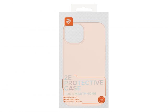 Чохол 2Е Basic для Apple iPhone 13, Liquid Silicone, Sand Pink