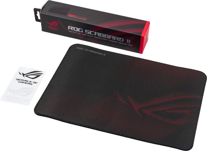 Килимок для миші ASUS ROG Scabbard II M Black (360x260x3мм)
