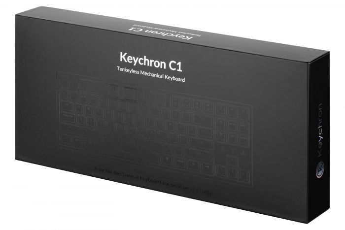 Клавіатура Keychron C1 Wired 87 Key Gateron Switch White LED Red