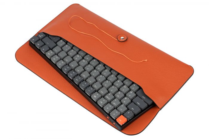 Чохол для клавіатури Keychron K3 Pouch Saffiano Leather Orange