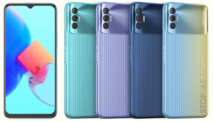 Смартфон TECNO Spark 8p (KG7n) 4/128Gb NFC 2SIM Atlantic Blue