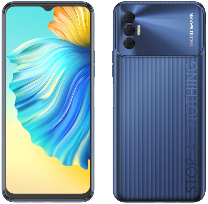 Смартфон TECNO Spark 8p (KG7n) 4/128Gb NFC 2SIM Atlantic Blue