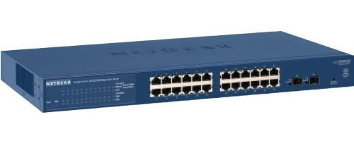 Комутатор NETGEAR GS724T 24xGE, 2xGE SFP, керований L2
