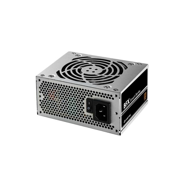 Блок живлення CHIEFTEC Smart (350W), ATX v2.3, 100-240V, >85%, 80+ Bronze, 90мм, 1xMB 24pin(20+4), 1xCPU 8pin(4+4), 2xMolex, 3xSATA, 1xPCIe 8pin(6+2), CE, CB, TUV, RoHS, SFX FF, Bulk