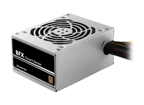 Блок живлення CHIEFTEC Smart (350W), ATX v2.3, 100-240V, >85%, 80+ Bronze, 90мм, 1xMB 24pin(20+4), 1xCPU 8pin(4+4), 2xMolex, 3xSATA, 1xPCIe 8pin(6+2), CE, CB, TUV, RoHS, SFX FF, Bulk