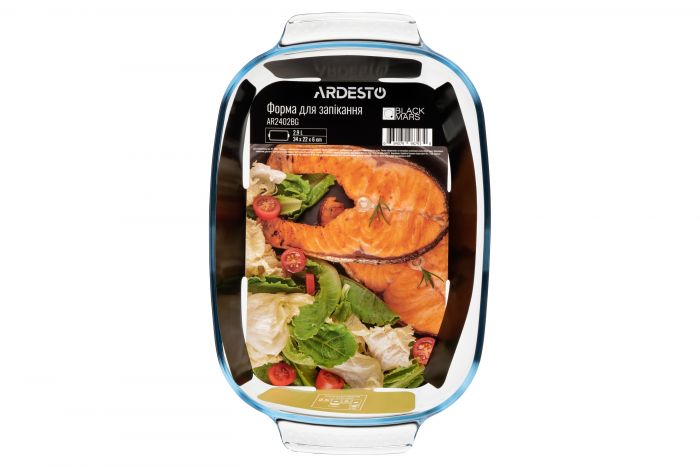 Форма для запікання Ardesto BLACK MARS, прямокутна, 2.9 л