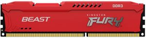 Пам'ять ПК Kingston DDR3  8GB KIT (4GBx2) 1866 1.5V FURY Beast Red