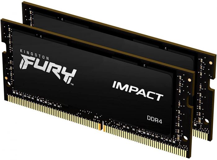 Пам'ять ноутбука Kingston DDR4 16GB KIT (8GBx2) 3200 FURY Impact