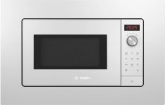 Вбудовувана мікрохвильова піч Bosch BFL623MV3 - 20л./800Ватт/дисплей/білий