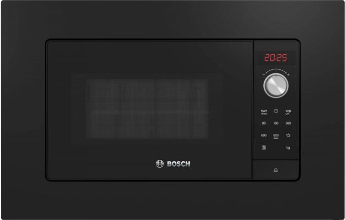 Вбудовувана мікрохвильова пічь Bosch BFL623MC3 - 20л./800Ватт/дисплей/чорний