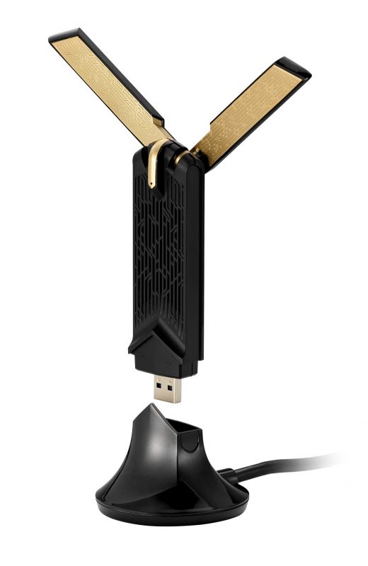 WiFi-адаптер ASUS USB-AX56 AX1800 USB 3.0 WPA3 MU-MIMO OFDMA подовжувач-підставка