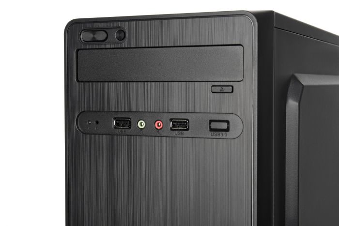 Корпус 2E VIGEO (TMQ0109) з БЖ 2EATX400, Mini T, mATX, mini-ITX, 2*USB2.0, чорний