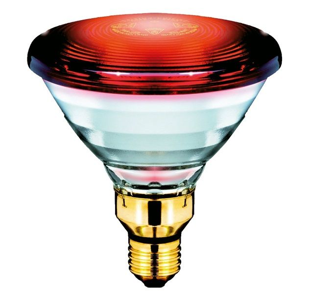 Інфрачервоні лампи для охорони здоров'я Philips PAR38 IR 150W E27 230V Red 1CT / 12