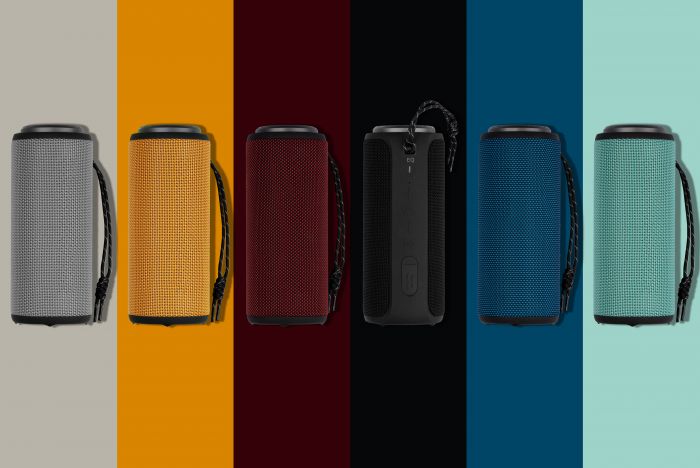Акустична система 2E SoundXTube TWS, MP3, Wireless, Waterproof Grey
