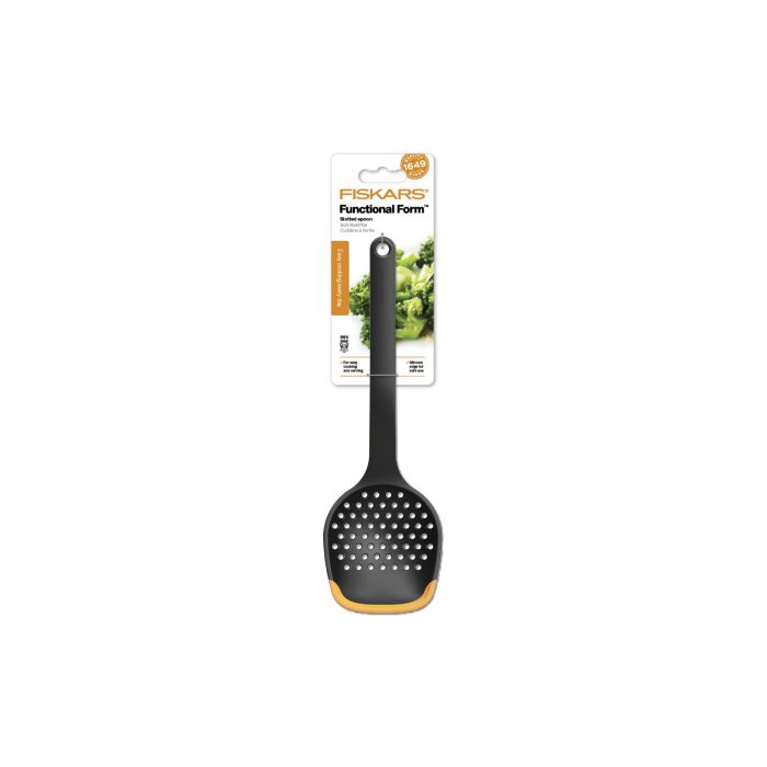 Ложка з отворами Fiskars Form з силіконом