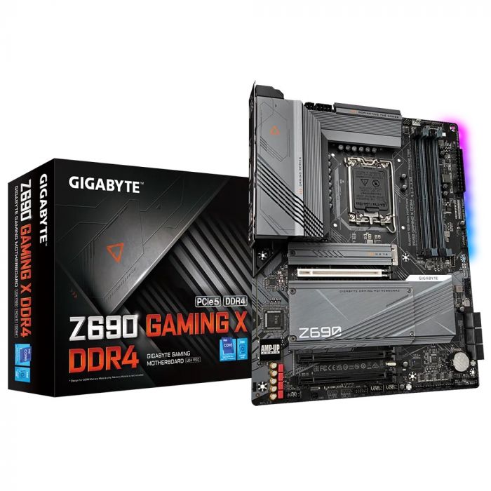 Материнська плата GIGABYTE Z690 GAMING X DDR4 s1700 Z690 4xDDR4 M.2 HDMI-DP Wi-Fi!!!BT Type-C SPDIF ATX