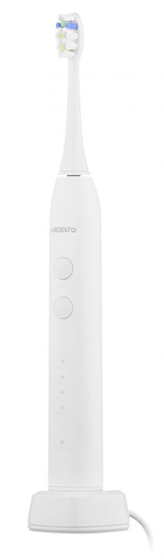 Електрична зубна щітка Ardesto ETB-112W біла/2 насадки /індукційна зарядна база з конектором USB/IPX7