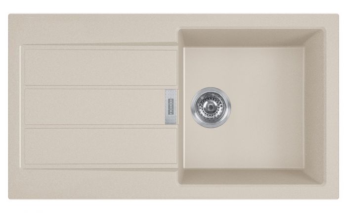 Кухонні мийки Franke Sirius S2D Slim 611-78/ 143.0632.393/ тектонайт/з крилом/ оборотна/сахара