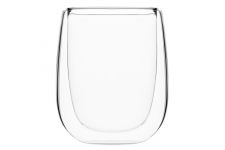 Набір чашок з подвійними стінками Ardesto, 300мл, 10,3см, 2шт, боросилікатне скло, прозорий