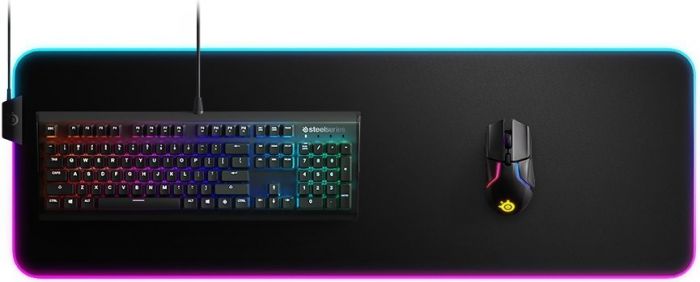 Килимок для миші SteelSeries QcK Prism Cloth XL RGB Black (250x210x3мм)