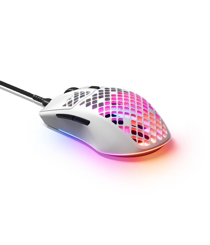 Миша SteelSeries Aerox 3 (2022) Snow White
