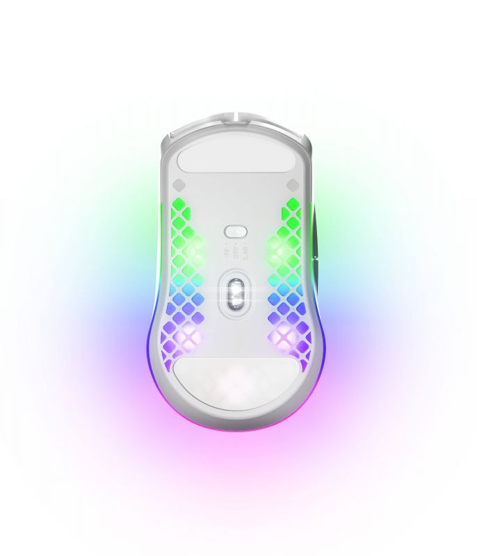 Миша SteelSeries Aerox 3 WL (2022) Snow White