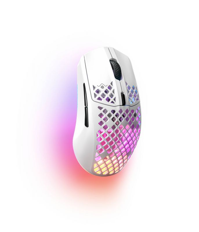 Миша SteelSeries Aerox 3 WL (2022) Snow White