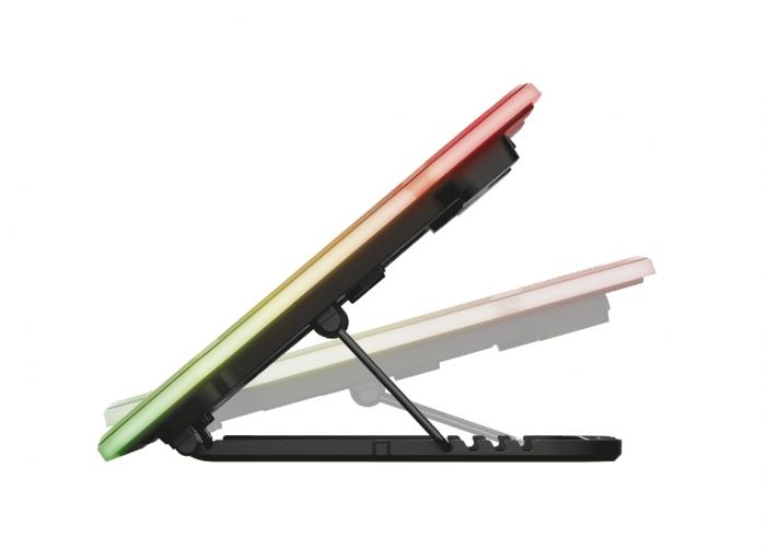 Підставка для ноутбука Trust GXT 1126 Aura (17") RGB Black