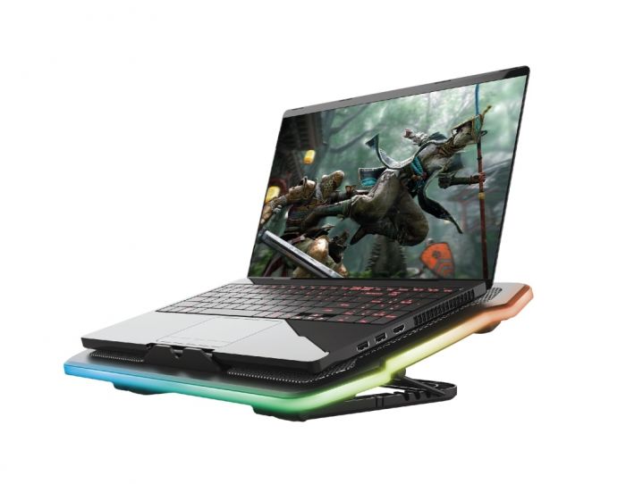 Підставка для ноутбука Trust GXT 1126 Aura (17") RGB Black