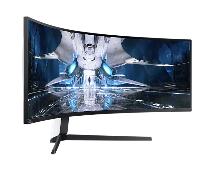 Монітор QLED 48.7" Samsung  Odyssey G9 S49AG950N HDMI, 2xDP, USB, VA, 5120x1440, 32:9, 240Hz, 1ms, HDR, CURVED