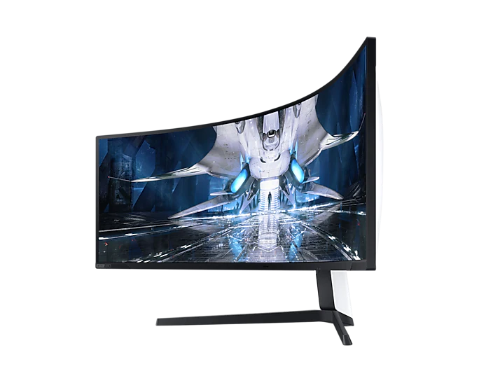 Монітор QLED 48.7" Samsung  Odyssey G9 S49AG950N HDMI, 2xDP, USB, VA, 5120x1440, 32:9, 240Hz, 1ms, HDR, CURVED