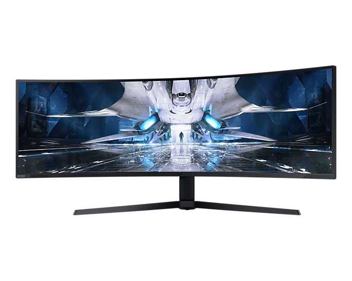 Монітор QLED 48.7" Samsung  Odyssey G9 S49AG950N HDMI, 2xDP, USB, VA, 5120x1440, 32:9, 240Hz, 1ms, HDR, CURVED