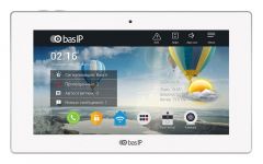 Відеодомофон BAS-IP AK-10L, TFT 10", переадресація, білий