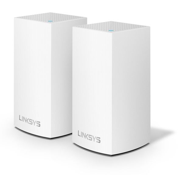 WiFi-система LINKSYS VELOP VLP0102 AC1200, MESH, 2xGE WAN/LAN, BT 4.1, біл. кол. (2шт.)
