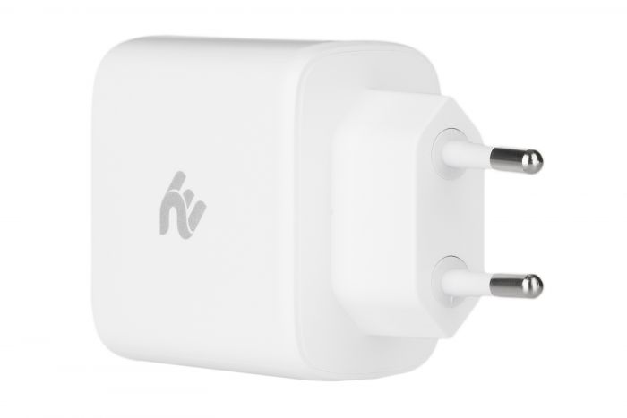Мережевий ЗП 2Е USB-C Wall Charger GaN 65W, white